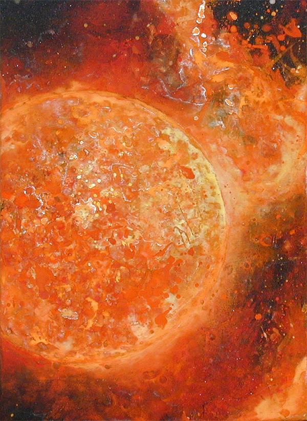 制作過程「希望の灯り」