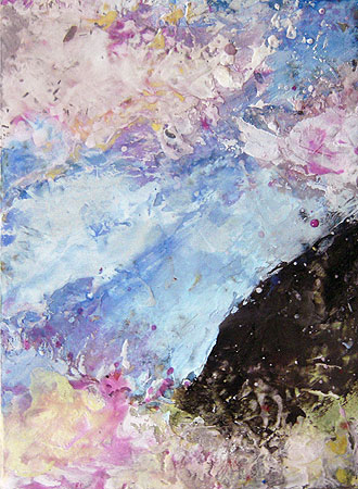 制作過程「桜舞う」