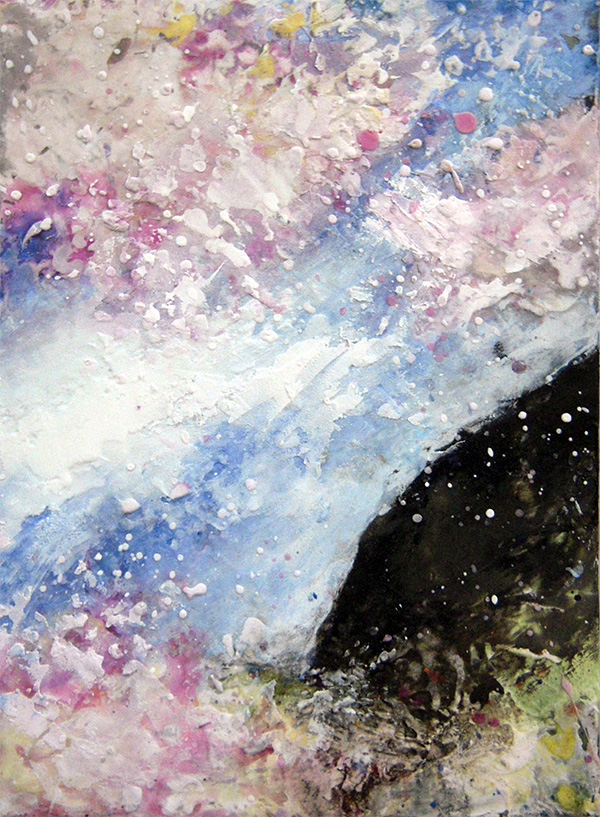 制作過程「桜舞う」