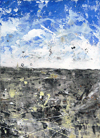 制作過程「続く道 広がる空」