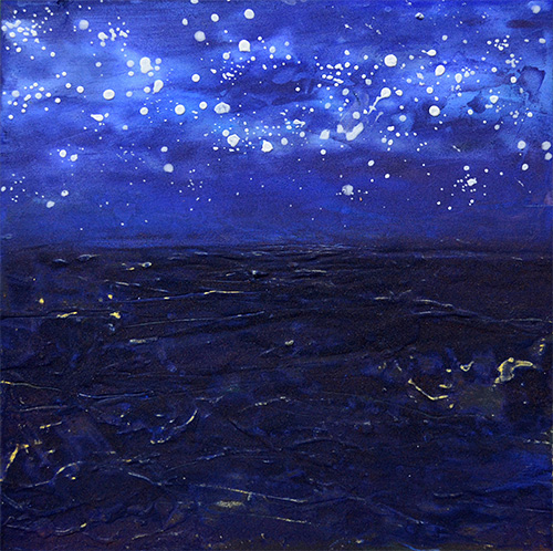 制作過程「星空」