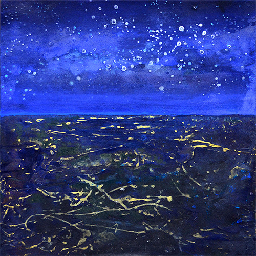 制作過程「星空」