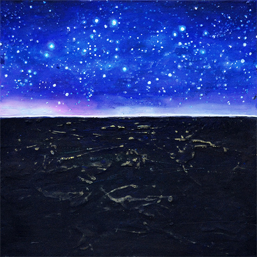 制作過程「星空」