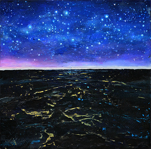 制作過程「星空」