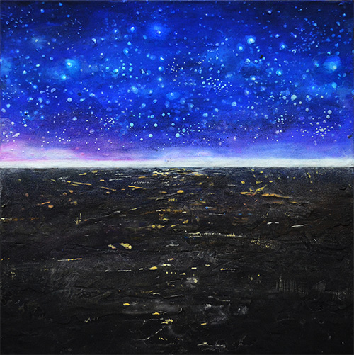 制作過程「星空」