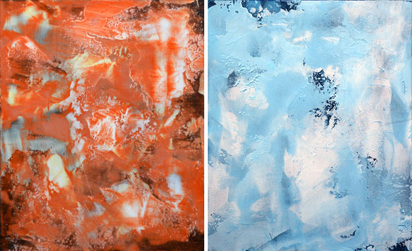 制作過程「雷神火山」