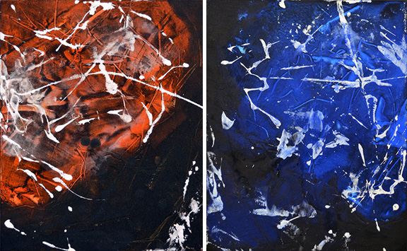 制作過程「雷神火山」