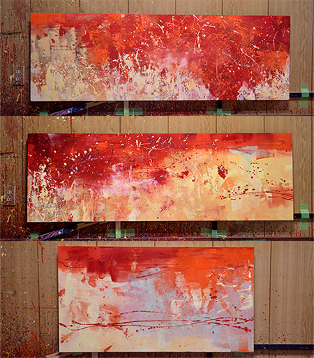 制作過程「飛翔」