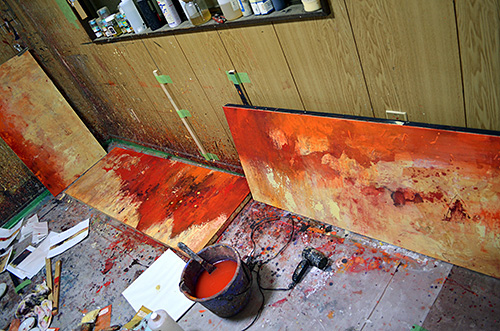 制作過程「飛翔」