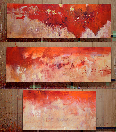 制作過程「飛翔」