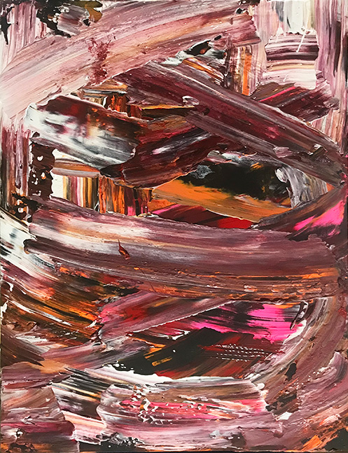 制作過程「飛び跳ねる炎」