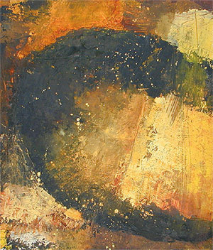 制作過程「奮える岩」