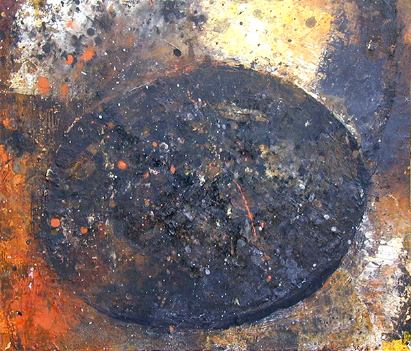 制作過程「奮える岩」