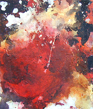 制作過程「燃える大地」