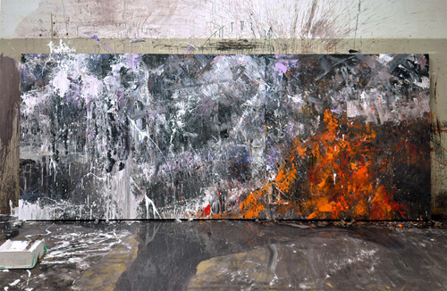 制作過程「炎山雷鳴」