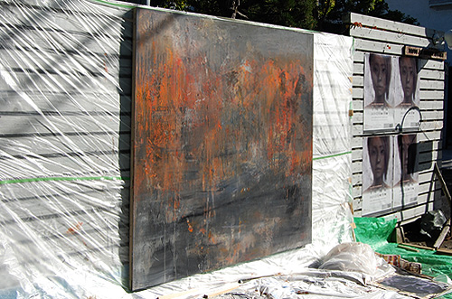 制作過程「炎中山脈」