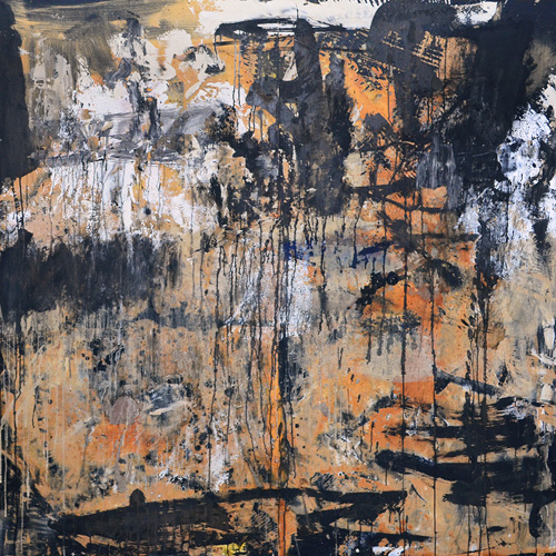 制作過程「慟哭 - 宮城県石巻市立門脇小学校 -」