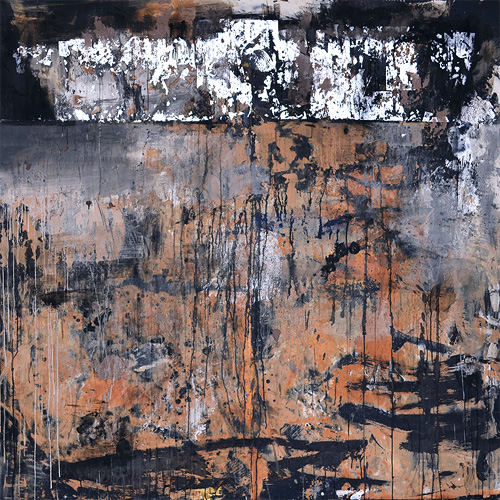 制作過程「慟哭 - 宮城県石巻市立門脇小学校 -」