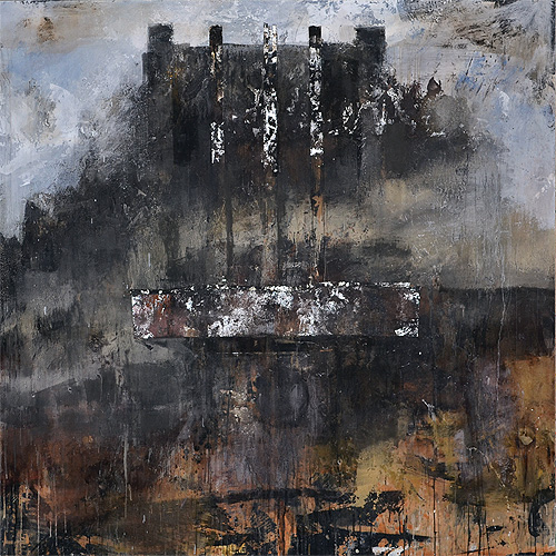 制作過程「慟哭 - 宮城県石巻市立門脇小学校 -」