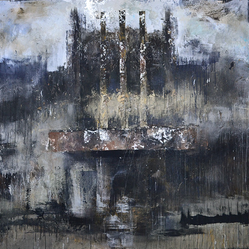 制作過程「慟哭 - 宮城県石巻市立門脇小学校 -」