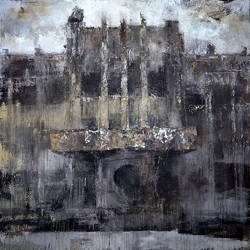 制作過程「慟哭 - 宮城県石巻市立門脇小学校 -」