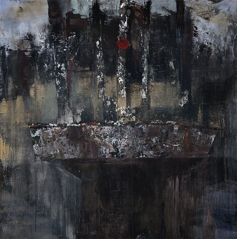 制作過程「慟哭 - 宮城県石巻市立門脇小学校 -」