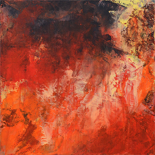 制作過程「激情」（藤本ひとみ著「士道残照 - 幕末京都守護職始末」装画作品）