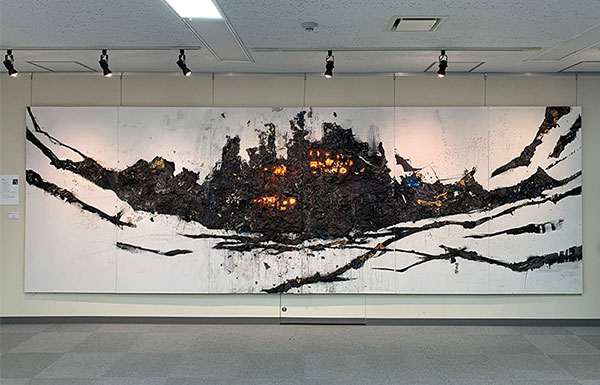 廃墟が織りなすシルエット