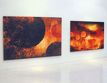 2005年個展展示記録（銀座exhibit Live＆Moris）展示風景写真