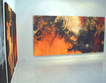 2005年個展展示記録（銀座exhibit Live＆Moris）展示風景写真