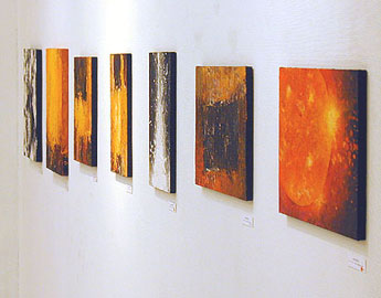 2005年個展展示記録（銀座exhibit Live＆Moris）展示風景写真