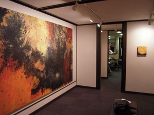 2010年個展展示記録（Galleryやさしい予感 ）展示風景写真