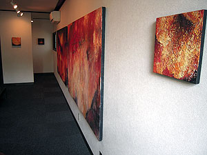 2010年個展展示記録（Galleryやさしい予感 ）展示風景写真