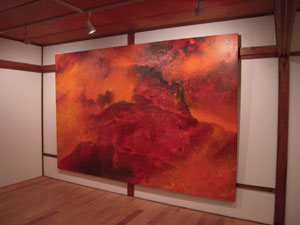 2010年個展展示記録（Galleryやさしい予感 ）展示風景写真