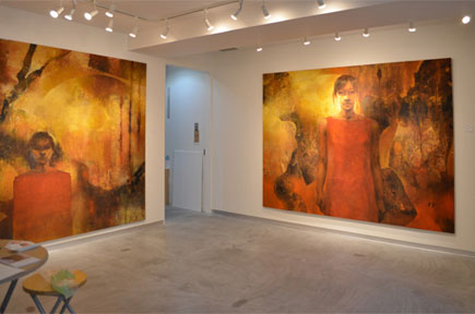 2012年個展（パレットギャラリー）展示風景写真