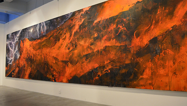 2013年個展展示記録（横浜ギャルリーパリ）展示風景写真