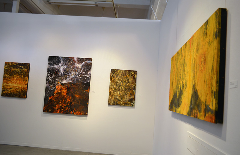 2013年個展展示記録（横浜ギャルリーパリ）展示風景写真