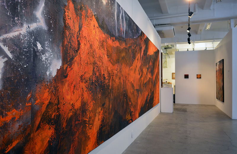 2013年個展展示記録（横浜ギャルリーパリ）展示風景写真