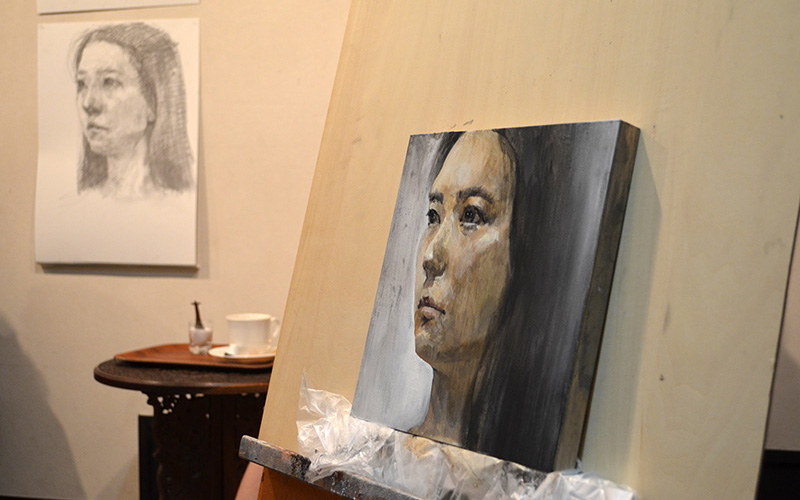 2015年個展記録（Galleryやさしい予感）展示風景写真