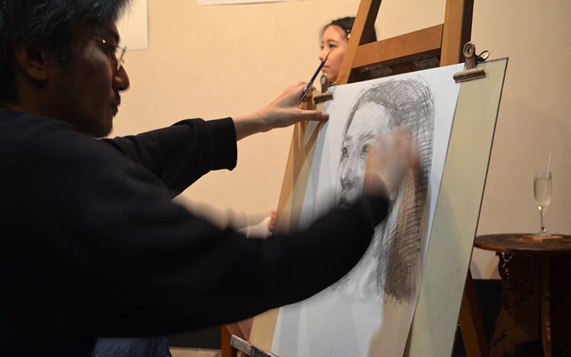 2015年個展記録（Galleryやさしい予感）展示風景写真