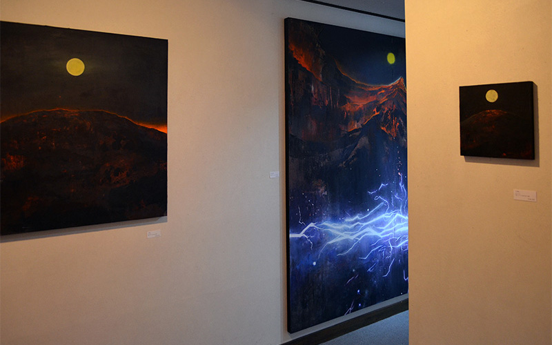 2015年個展記録（Galleryやさしい予感）展示風景写真