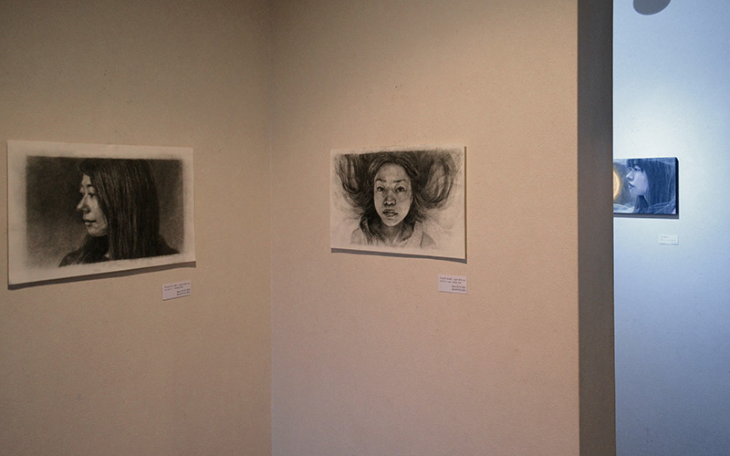 2015年個展記録（Galleryやさしい予感）展示風景写真