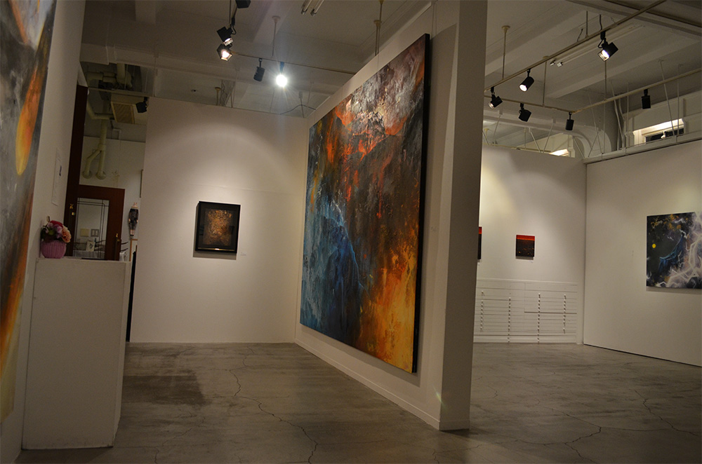 2015年個展記録（ギャルリーパリ）展示風景写真