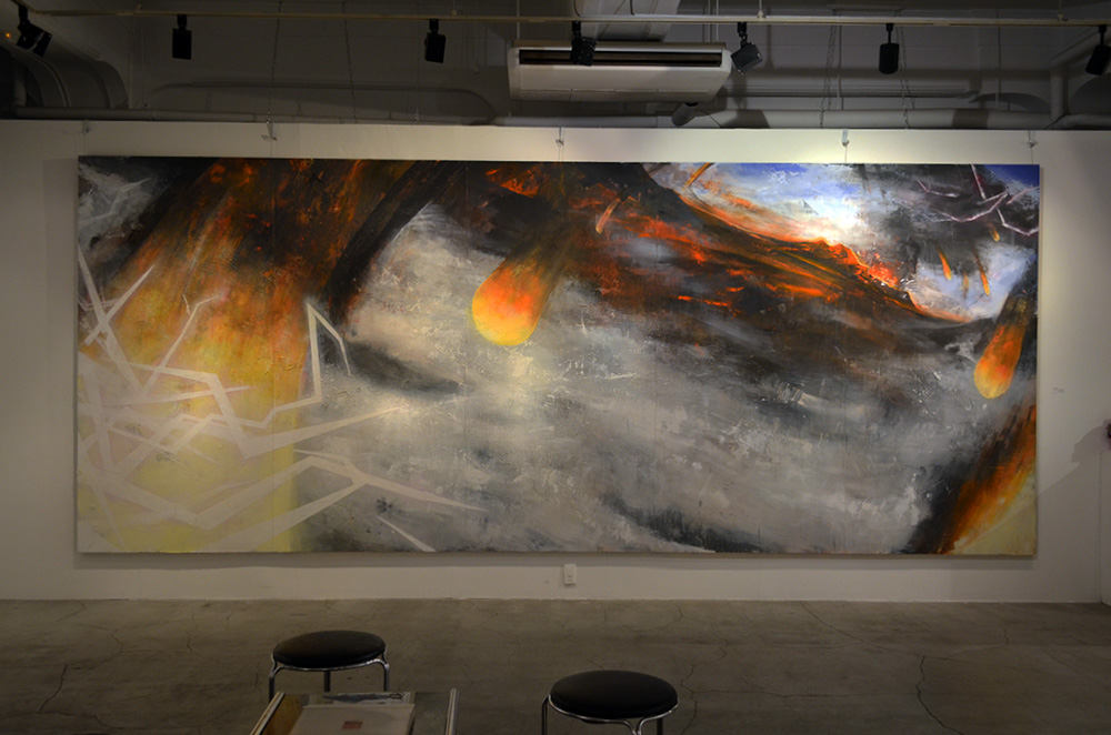 2015年個展記録（ギャルリーパリ）展示風景写真