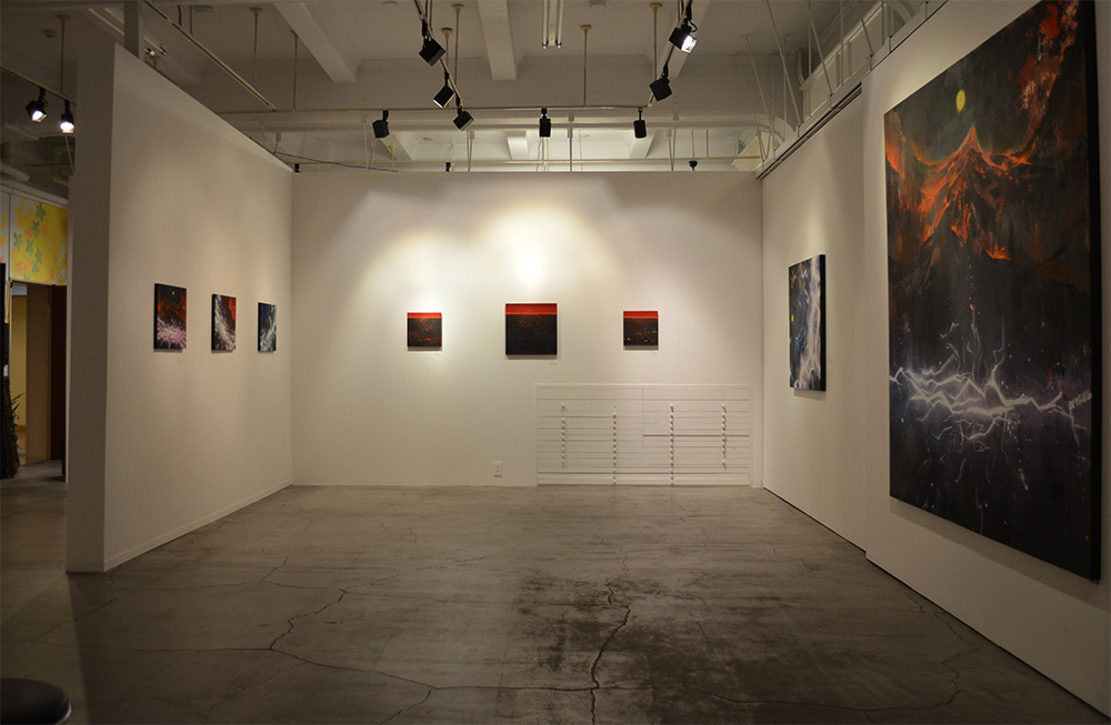 2015年個展記録（ギャルリーパリ）展示風景写真