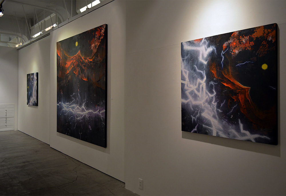 2015年個展記録（ギャルリーパリ）展示風景写真