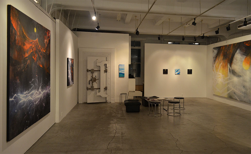 2015年個展記録（ギャルリーパリ）展示風景写真