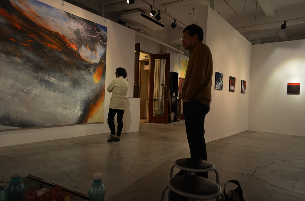 2015年個展記録（ギャルリーパリ）展示風景写真