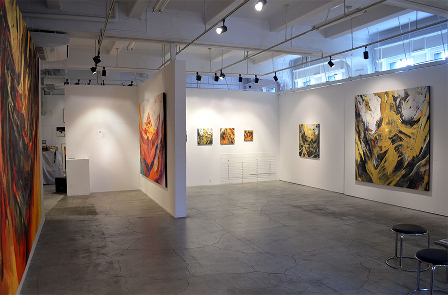 2017年個展記録（ギャルリーパリ）展示風景写真