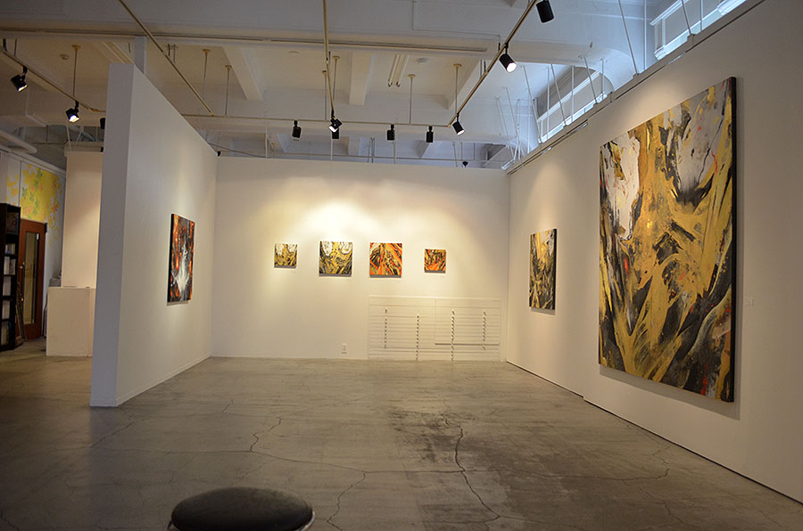 2017年個展記録（ギャルリーパリ）展示風景写真